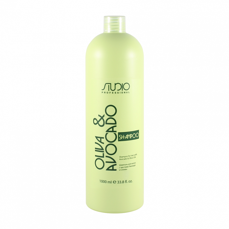 Шампунь увлажняющий для волос с маслами авокадо и оливы (1000 мл)