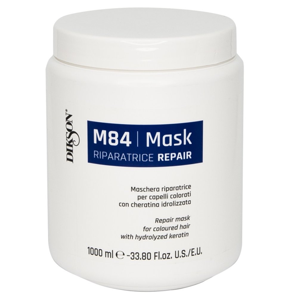 Восстанавливающая маска для окрашенных волос с гидролизированным кератином Mask R Repair M84
