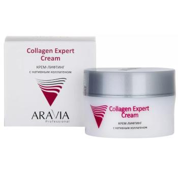Крем-лифтинг с нативным коллагеном Collagen Expert Cream (Aravia)