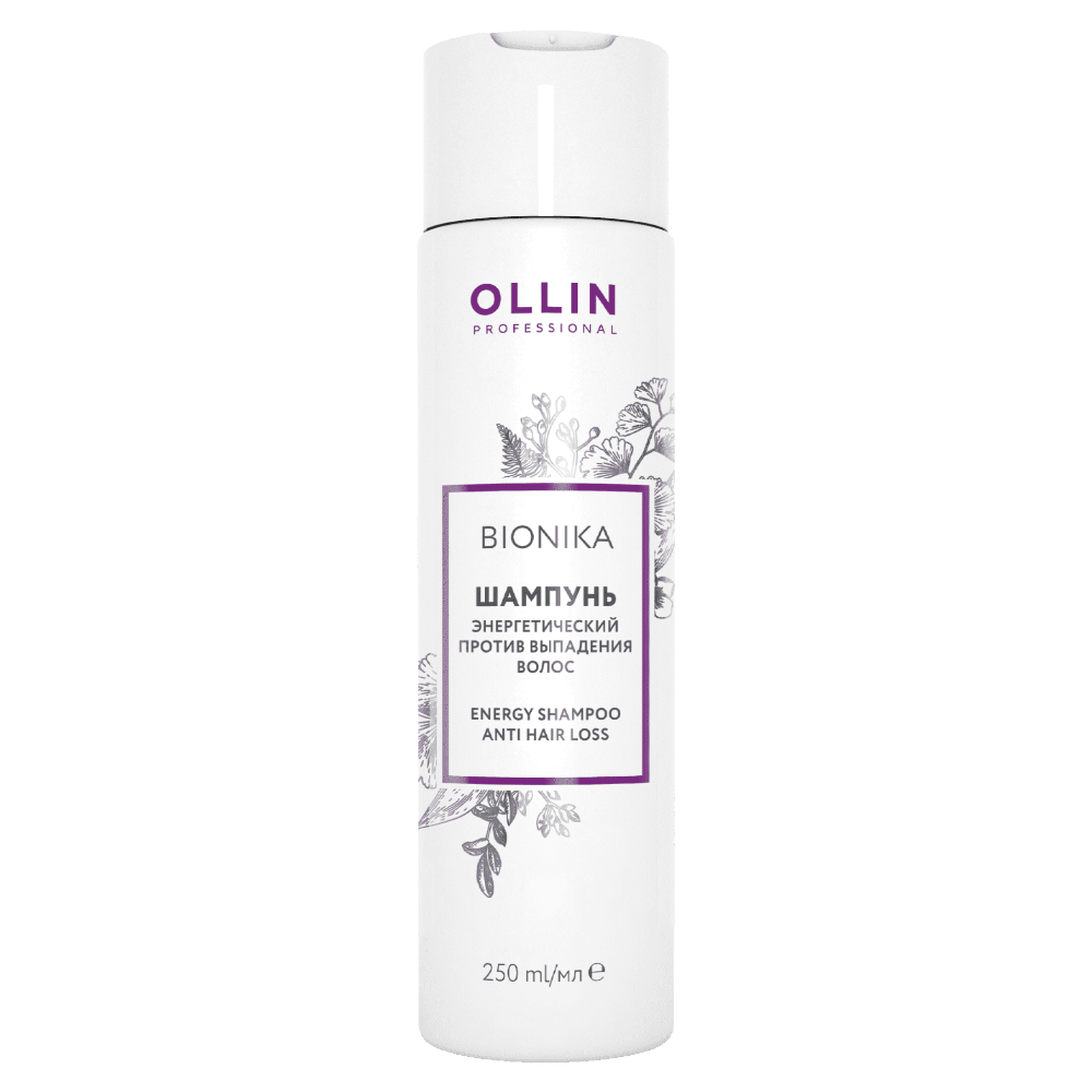 Энергетический шампунь против выпадения волос Energy Shampoo Anti Hair Loss Ollin BioNika