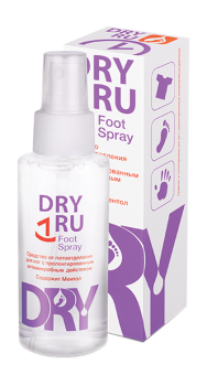 Средство против потливости ног Dry Ru Foot Spray (Dry Ru)
