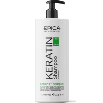 Шампунь для реконструкции и глубокого восстановления волос Keratin PRO (Epica)