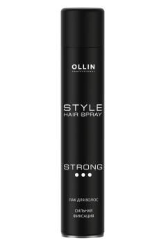 Лак для волос сильной фиксации Strong Hairspray (Ollin Professional)