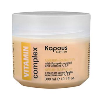 Крем-парафин Vitamin complex с маслом семян Тыквы и витаминами A, E, F (Kapous)